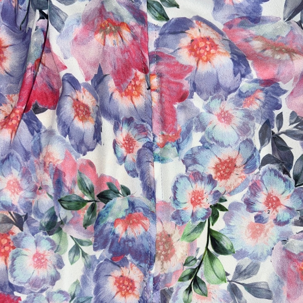 Show Me Your MuMu Hacienda Dress Beautiful Floral Maxi Dress - Pink, Purple - Picture 7 of 9